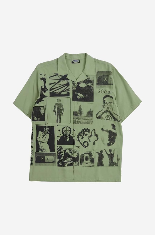 PLEASURES shirt Choices Camp Collar P23SP015