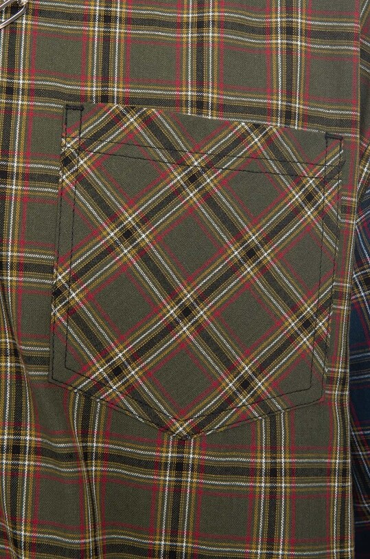 Taikan cămașă din bumbac Patchwork S/S Shirt TW0001.OLVPLD
