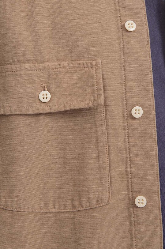 Stan Ray cămașă din bumbac Cpo Shirt SS23018KHA bej AA00