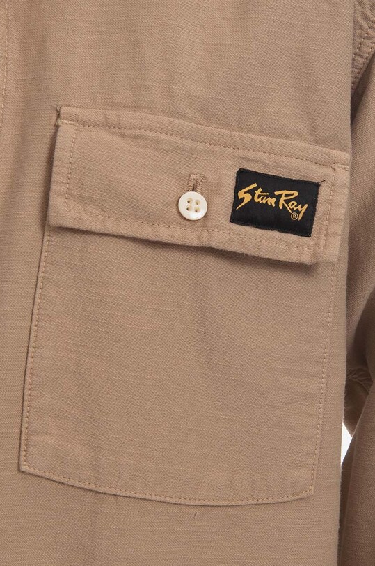 Îmbrăcăminte Stan Ray cămașă din bumbac Cpo Shirt SS23018KHA bej