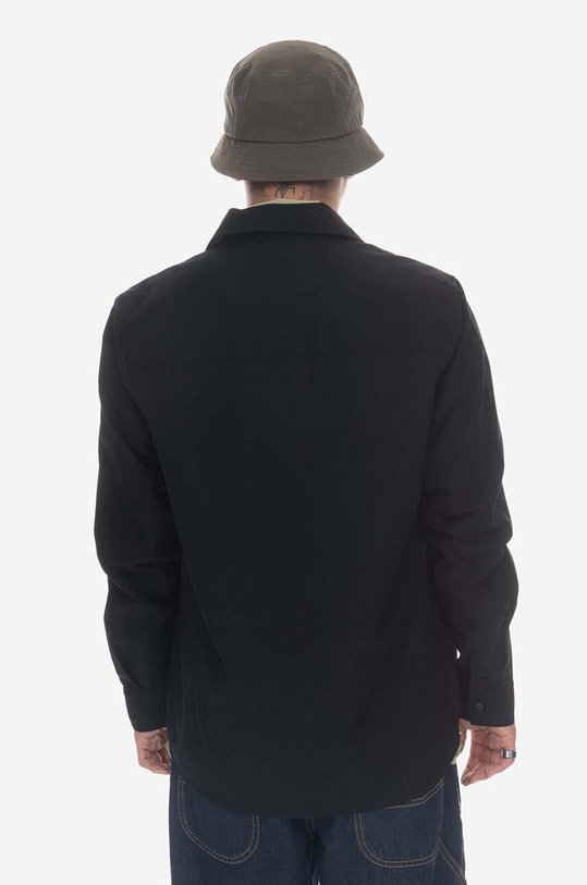 Oblečení Košile Wood Wood Avenir Crispy Ripstop Shirt 12315311-5276 BLACK 12315311.5276 černá