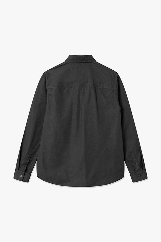 Košile Wood Wood Avenir Crispy Ripstop Shirt 12315311-5276 BLACK 12315311.5276
