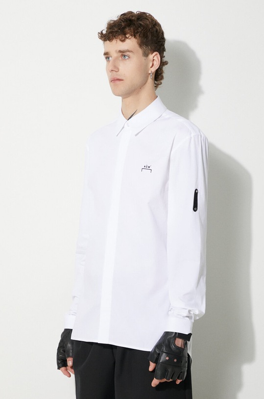 A-COLD-WALL* cotton shirt Pawson Shirt white ACWMSH078