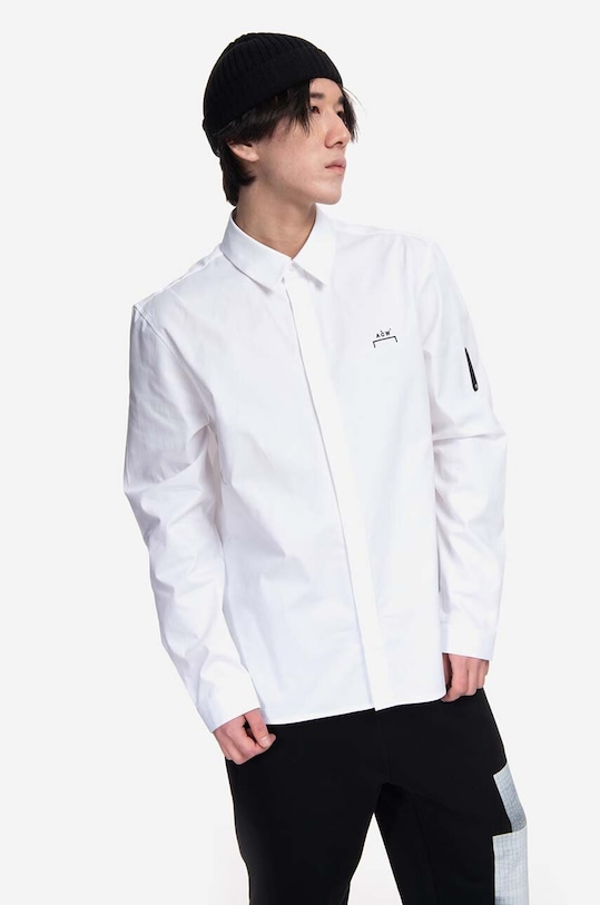 Košile A-COLD-WALL* Pawson Shirt ACWMSH078 WHITE ACWMSH078