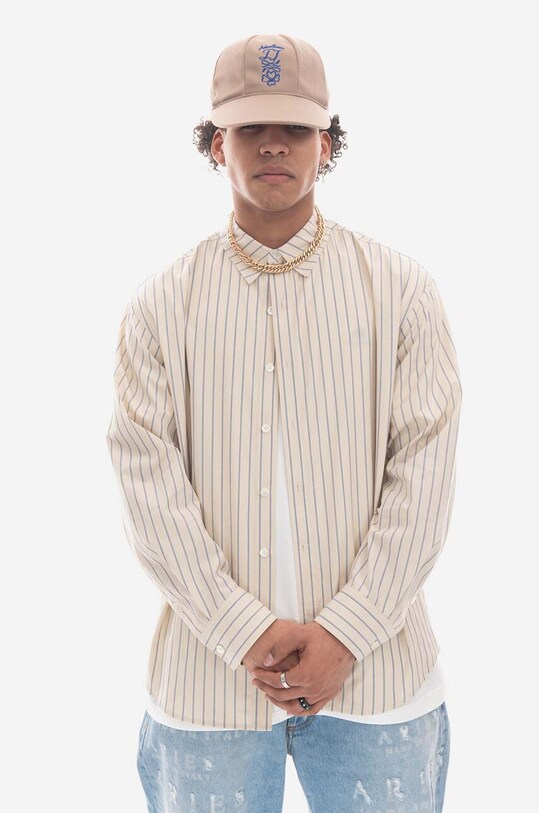 Bavlnená košeľa Ader Error Long S Shirt BMADSSSH0104ST BMADSSSH0104ST béžová AA00