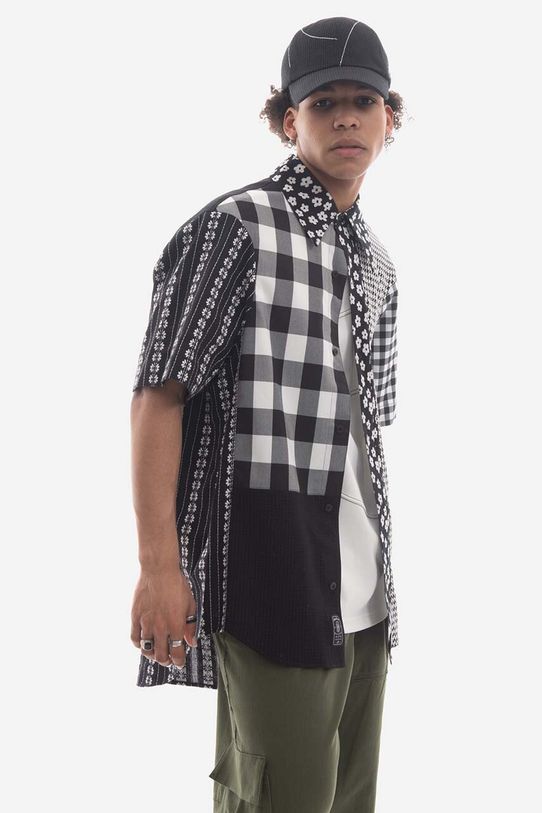 Риза Ader Error Short Sleeve Shirt BMADSSSH0202BK BMADSSSH0202BK черен AA00