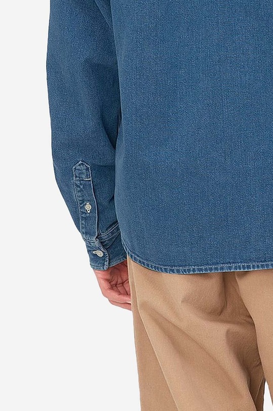 Clothing Carhartt WIP denim shirt Weldon Shirt I031928 blue