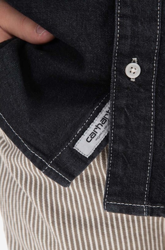 Clothing Carhartt WIP denim shirt Weldon Shirt I031928 black