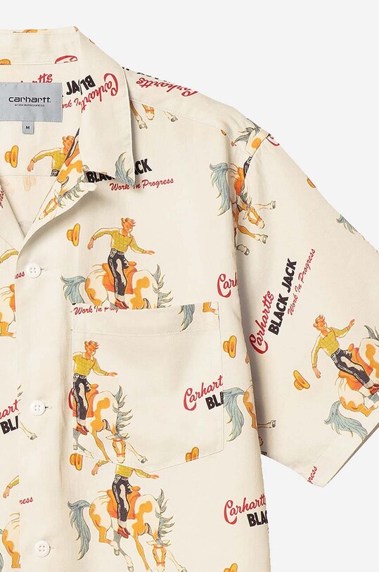Carhartt WIP camicia Black Jack I031659 beige