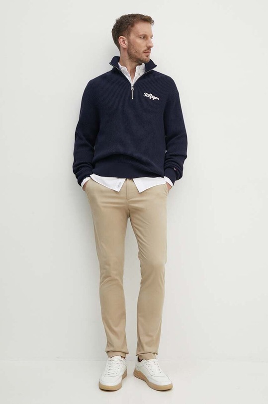 Îmbrăcăminte Tommy Hilfiger camasa din bumbac MW0MW25035 alb