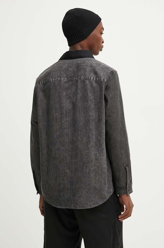 Îmbrăcăminte Diesel camasa din bumbac S-SIMPLY-DNM A14413.0CBCP negru