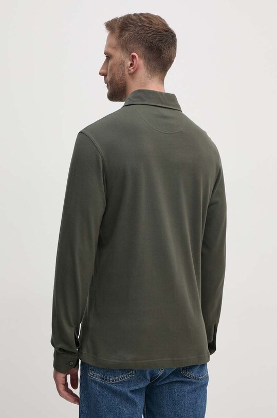 Odzież Barbour longsleeve bawełniany MML1333 zielony