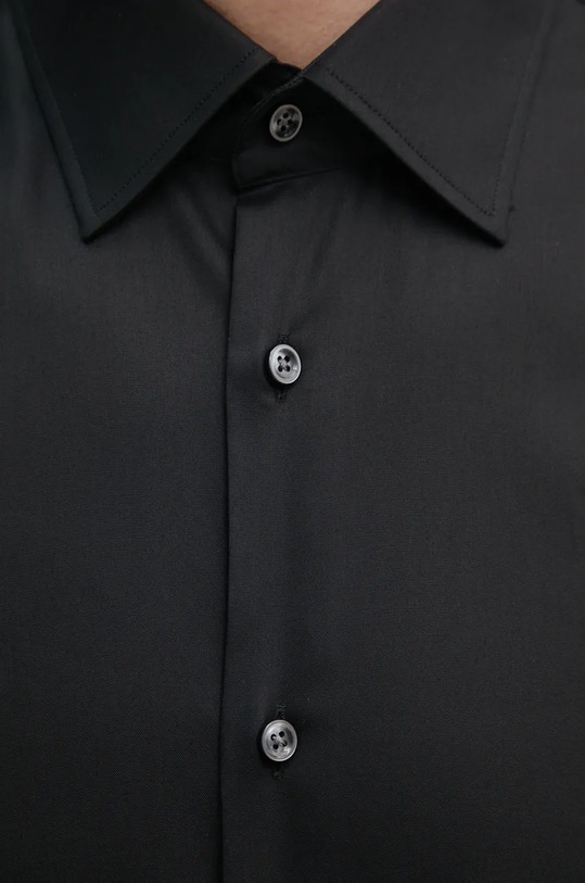 Bavlněná košile BOSS 50479922 černá