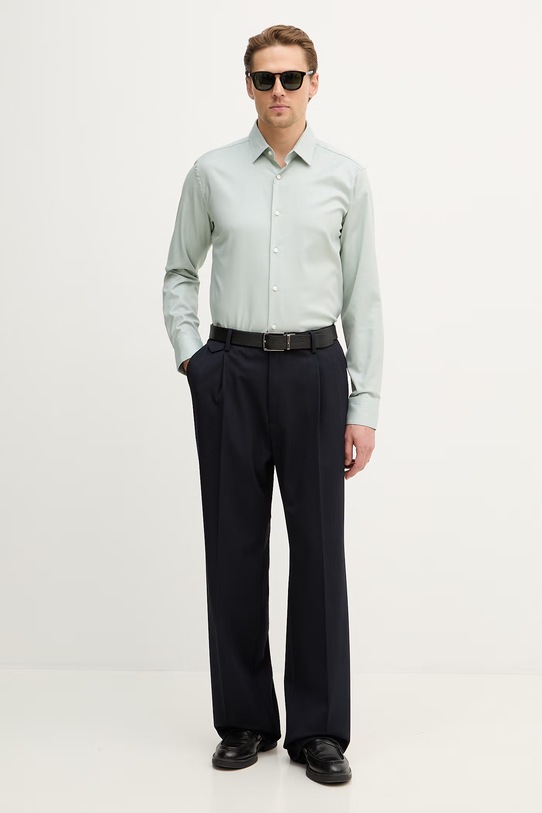 Πουκάμισο BOSS 50490934 πράσινο AA00