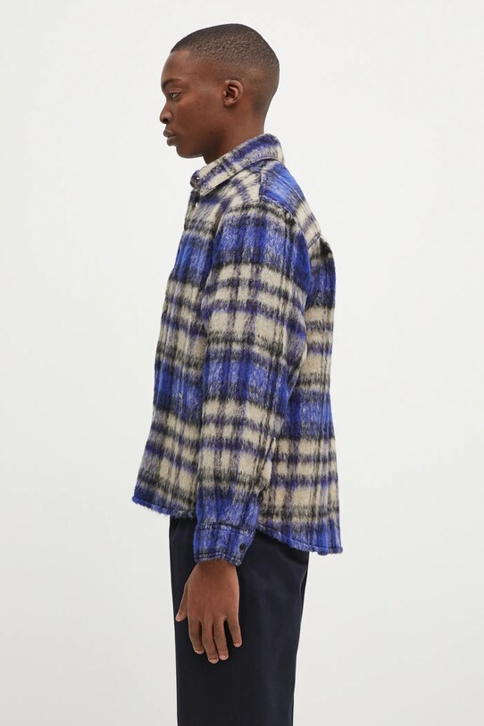 Vunena košulja Ader Error BN01FWJK0118BL plava AA00