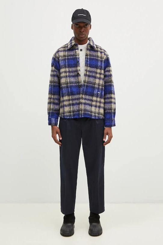 Vunena košulja Ader Error BN01FWJK0118BL plava