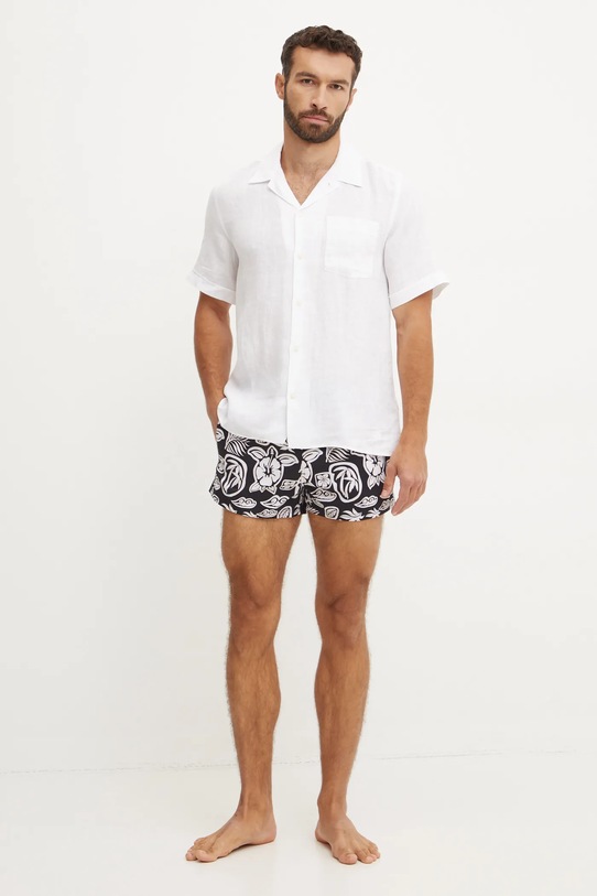 Ленена риза Vilebrequin CHARLI HARH9U10 бял AA00