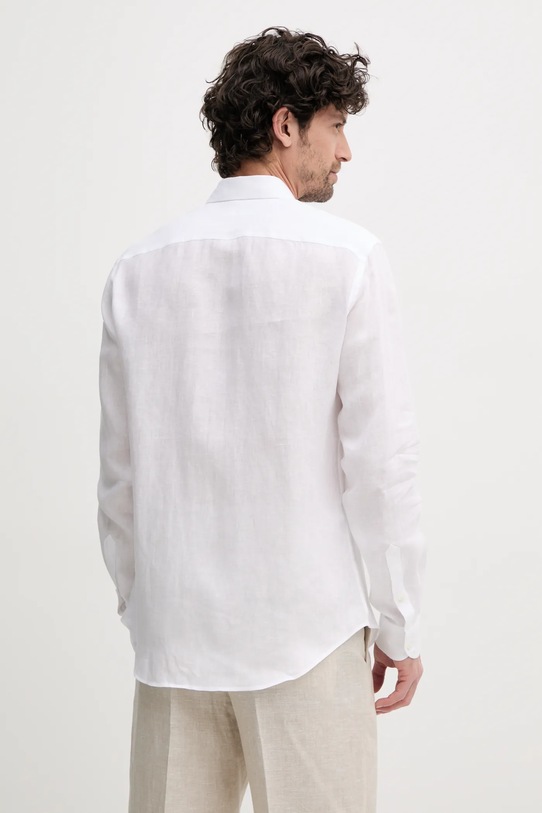 Îmbrăcăminte Emporio Armani camasa de in 01SM0L.010F9.NOS alb