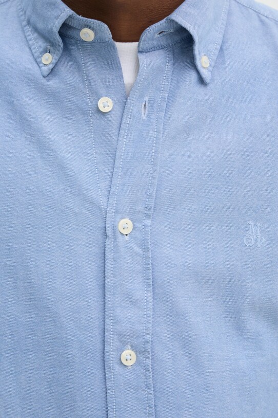 Хлопковая рубашка Marc O'Polo M20726442172 голубой