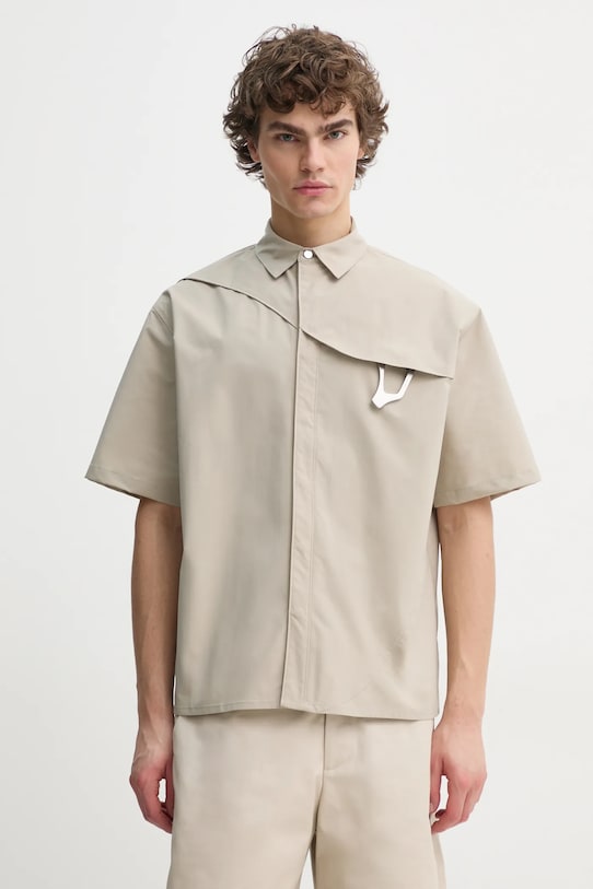 Рубашка Heliot Emil casual бежевый SS25.M.05.018.ST18.CO