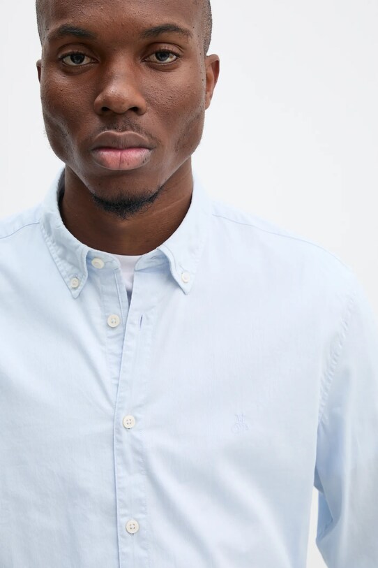Хлопковая рубашка Marc O'Polo голубой B21726842342
