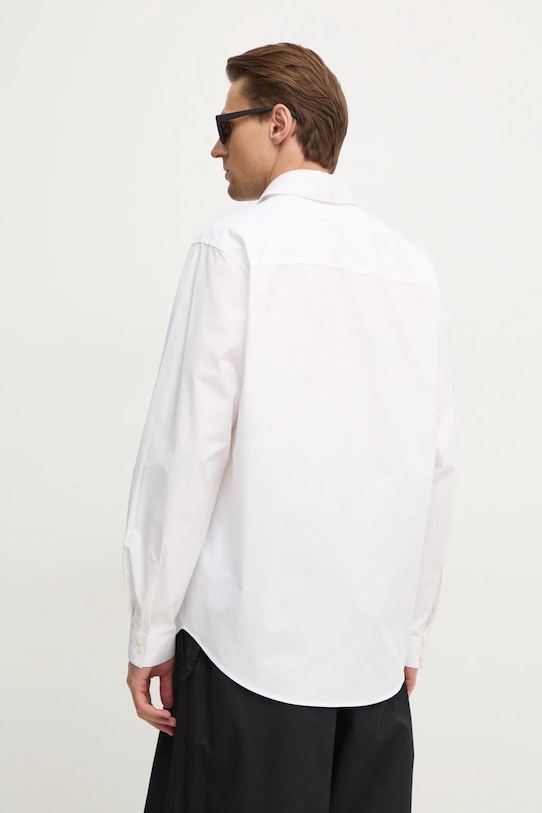 Oblečení Bavlněná košile Diesel S-SIMPLY-D SHIRT A14634.0PCAL bílá