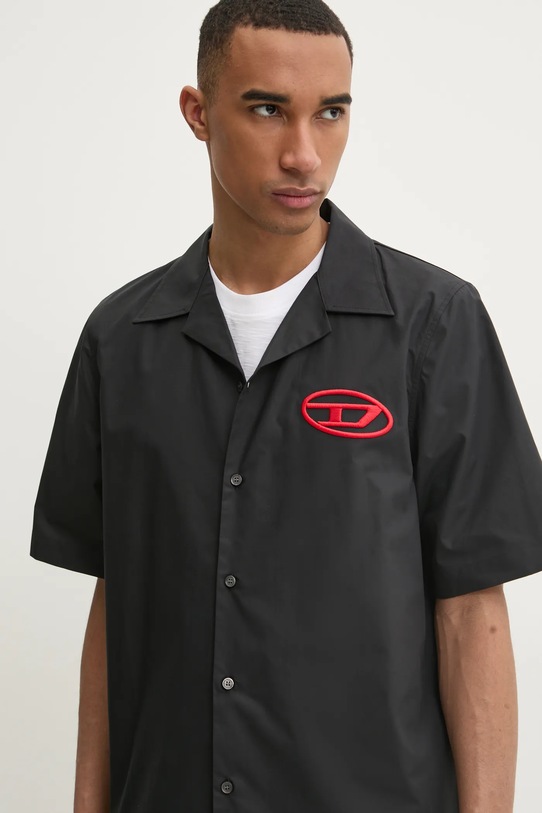Košulja Diesel S-MAC-C SHIRT crna A14636.0PCAL