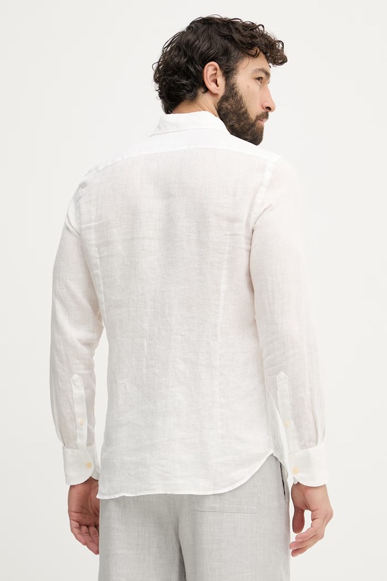 Ρούχα MC2 Saint Barth πουκάμισο ανδρικό PAMP001 λευκό