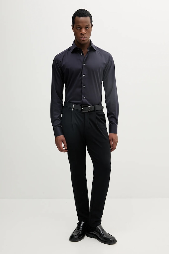 Eton koszula bawełniana 100012342.NOS granatowy AA00