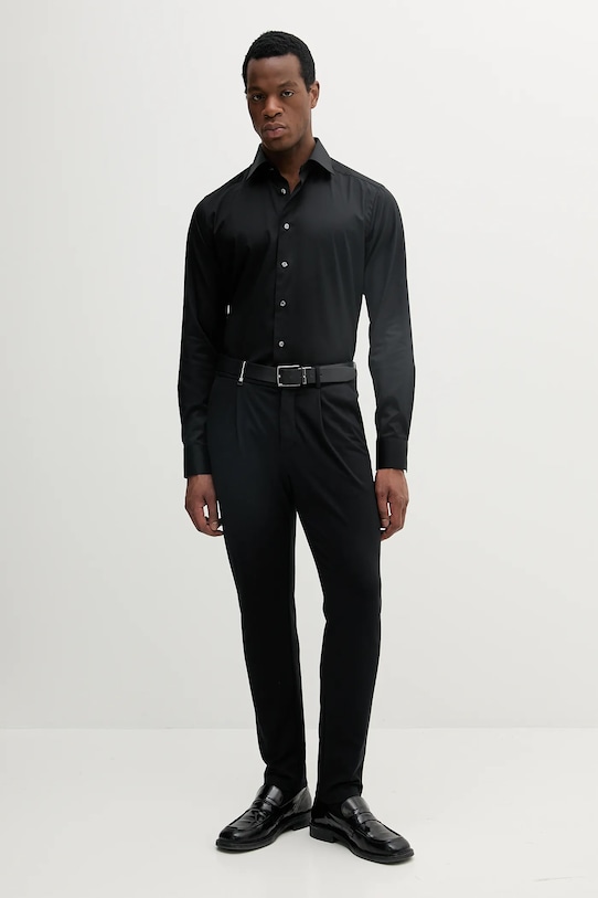 Eton koszula bawełniana 100012342.NOS czarny AA00