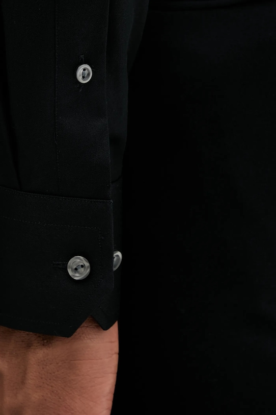 Eton koszula bawełniana 100012342.NOS czarny