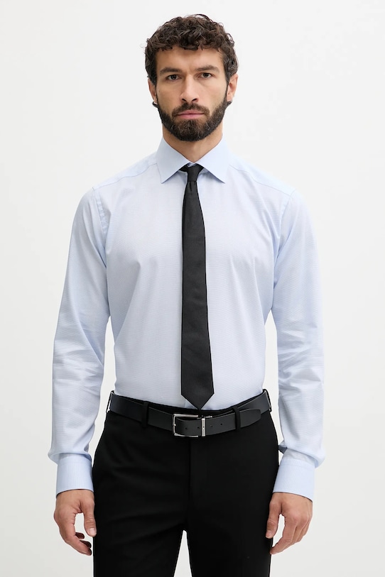 Eton koszula bawełniana bawełna niebieski 100001767.NOS