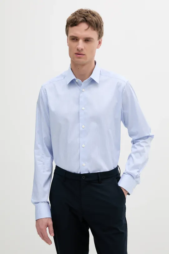 Eton koszula bawełniana wzorzyste niebieski 100012744.NOS