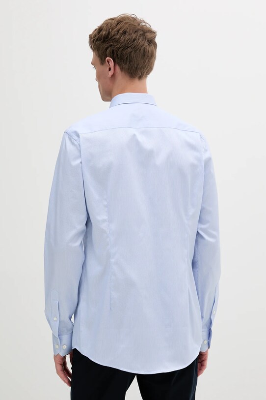 Odzież Eton koszula bawełniana 100012744.NOS niebieski