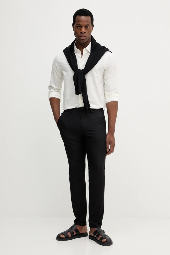 Armani Exchange koszula bawełniana XM001587.AF16631.NOS beżowy AA00