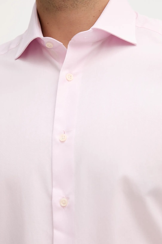 Hackett London koszula bawełniana HM304529 różowy