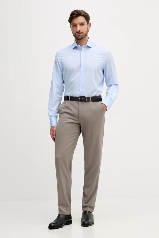 Hackett London koszula bawełniana HM304529 niebieski AA00