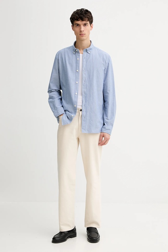 Marc O'Polo koszula bawełniana M20733042172 niebieski AA00