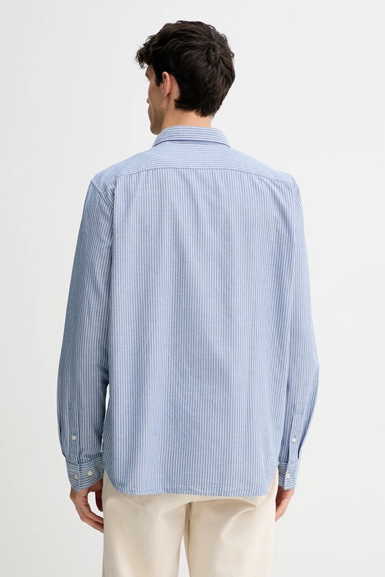 Odzież Marc O'Polo koszula bawełniana M20733042172 niebieski