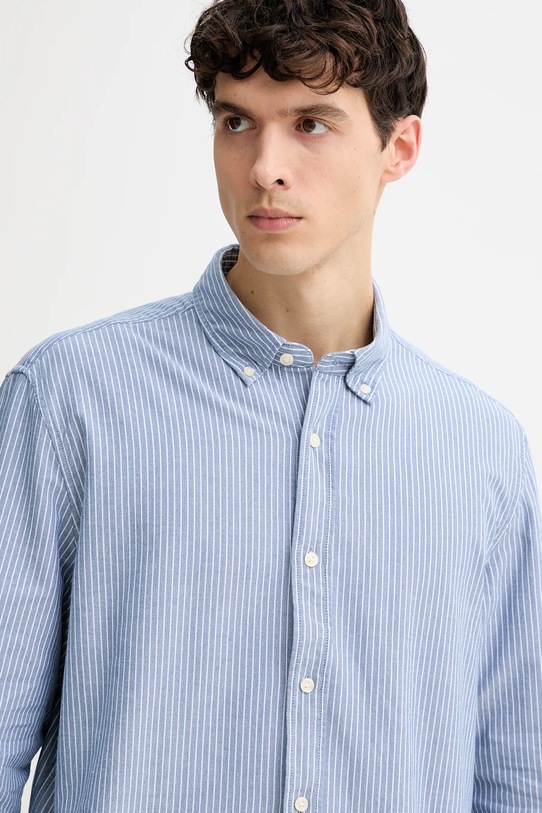 Marc O'Polo koszula bawełniana niebieski M20733042172