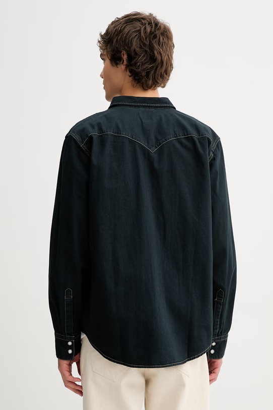 Odzież Levi's koszula jeansowa BARSTOW WESTERN STANDARD 85744.0114 czarny