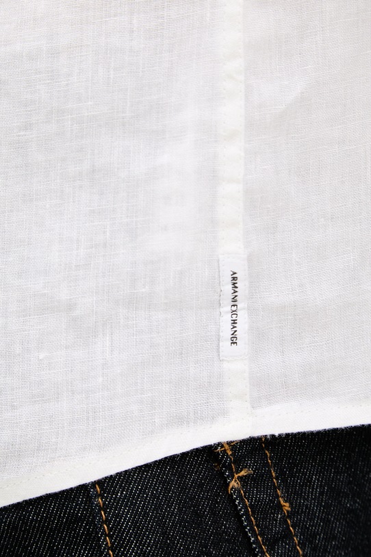 Armani Exchange košeľa pánska ľanová XM001222.AF14619.NOS béžová