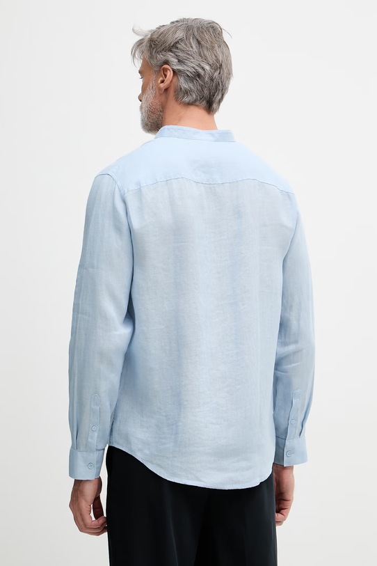 Ruházat Armani Exchange férfi vászon ing XM001222.AF14619.NOS kék