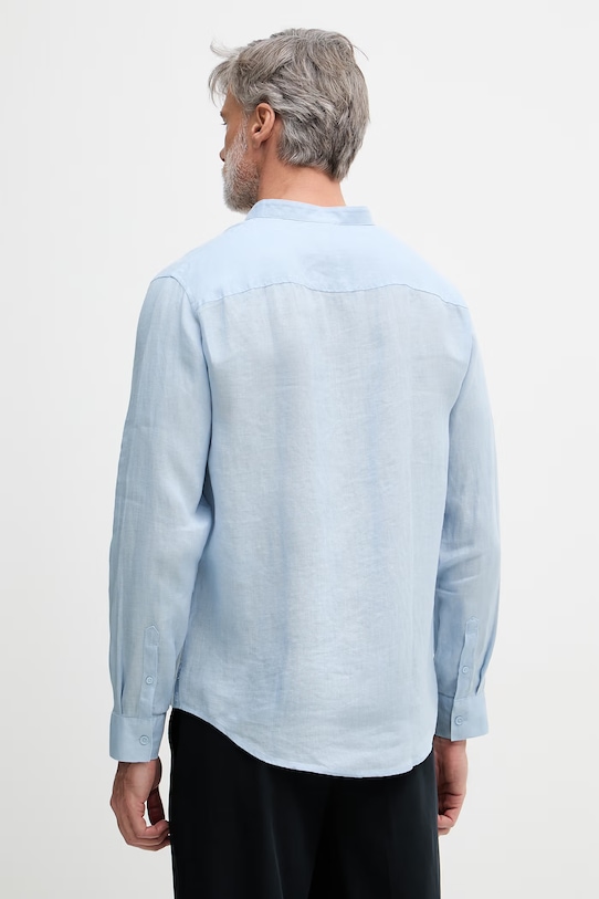 Ruházat Armani Exchange férfi vászon ing XM001222.AF14619.NOS kék