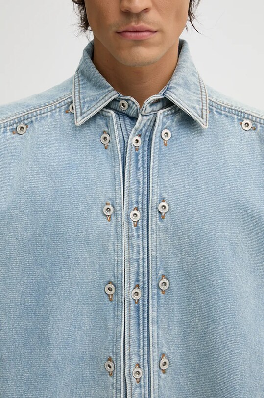 Džínová bunda Y/Project EVERGREEN SNAP OFF DENIM SHIRT 207SI001