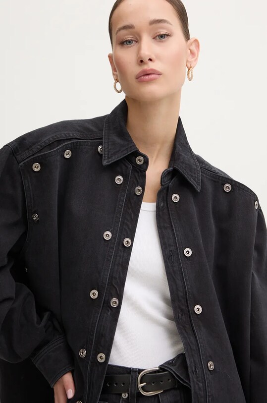 Y/Project giacca di jeans EVERGREEN SNAP OFF DENIM SHIRT 207SI001