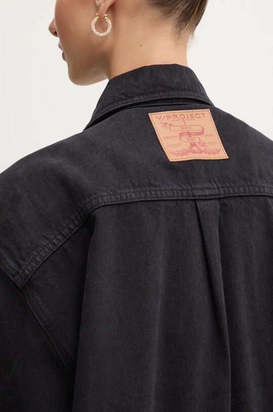 Y/Project giacca di jeans EVERGREEN SNAP OFF DENIM SHIRT 207SI001