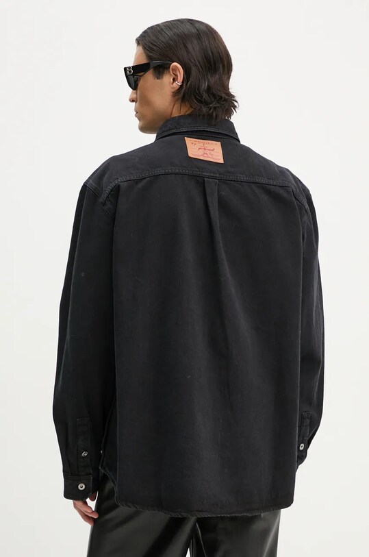 Y/Project giacca di jeans EVERGREEN SNAP OFF DENIM SHIRT 207SI001 nero