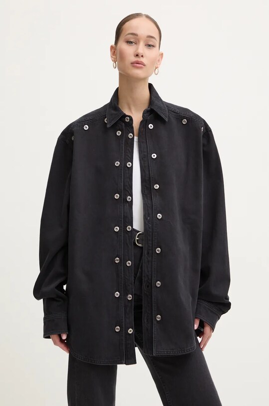 Y/Project giacca di jeans EVERGREEN SNAP OFF DENIM SHIRT 207SI001