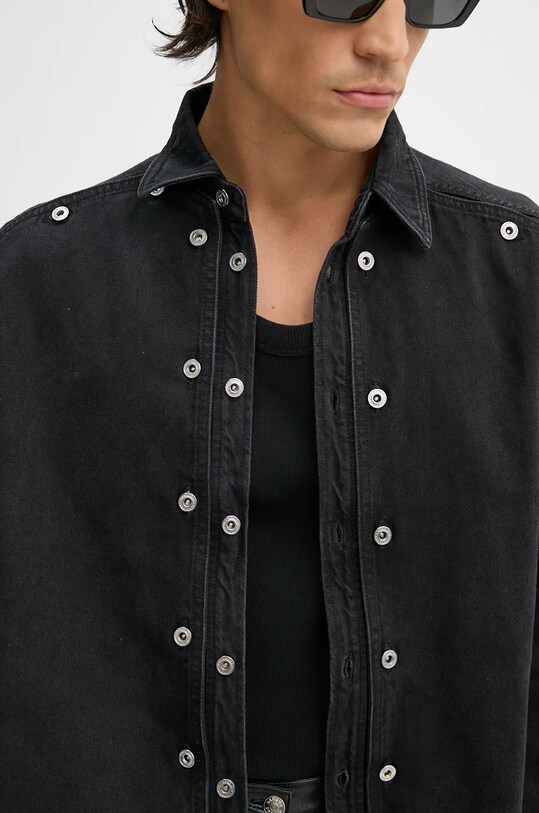 Y/Project giacca di jeans EVERGREEN SNAP OFF DENIM SHIRT 207SI001